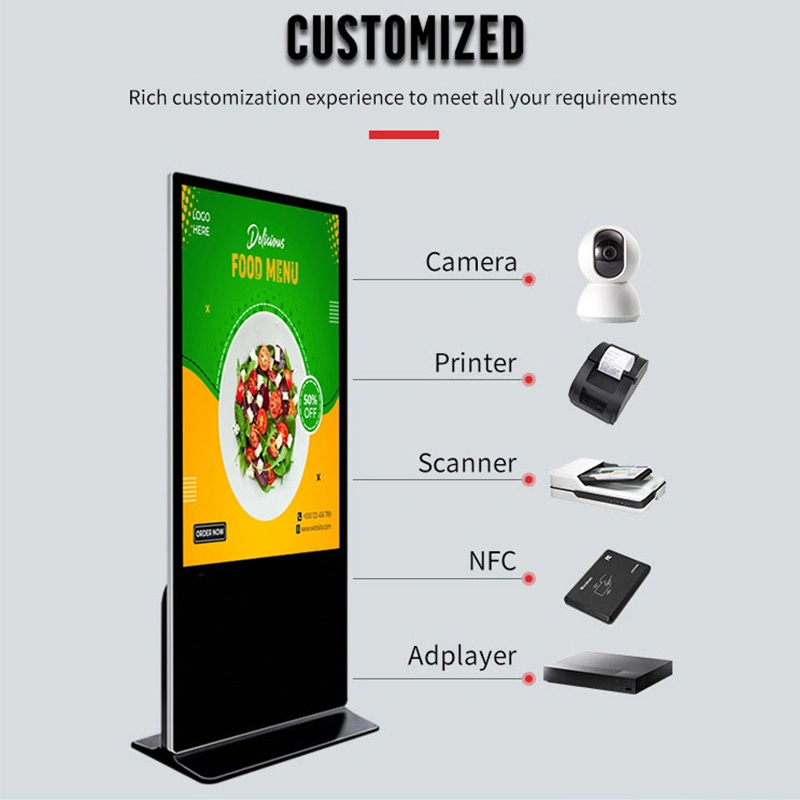 Wholesale/Suppliers Vertical Screen Digital Signage LCD Floor Stand Advertising Display