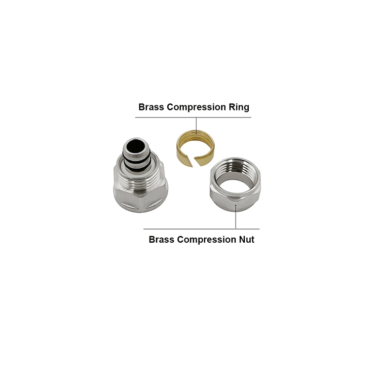 Straight Female Threaded Coupling Screw Pex-Al-Pex Compression Coupling