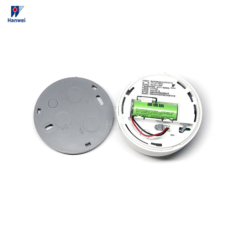 Household Ceiling Economic Optical Smoke Detector with Cr2 3.0VLI-Ion Battery 2400mAh