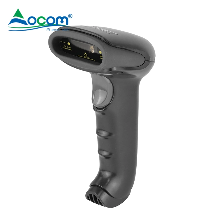 POS System Wireless Barcode Scanner 2.4G or Bt 1d Laser Scanner