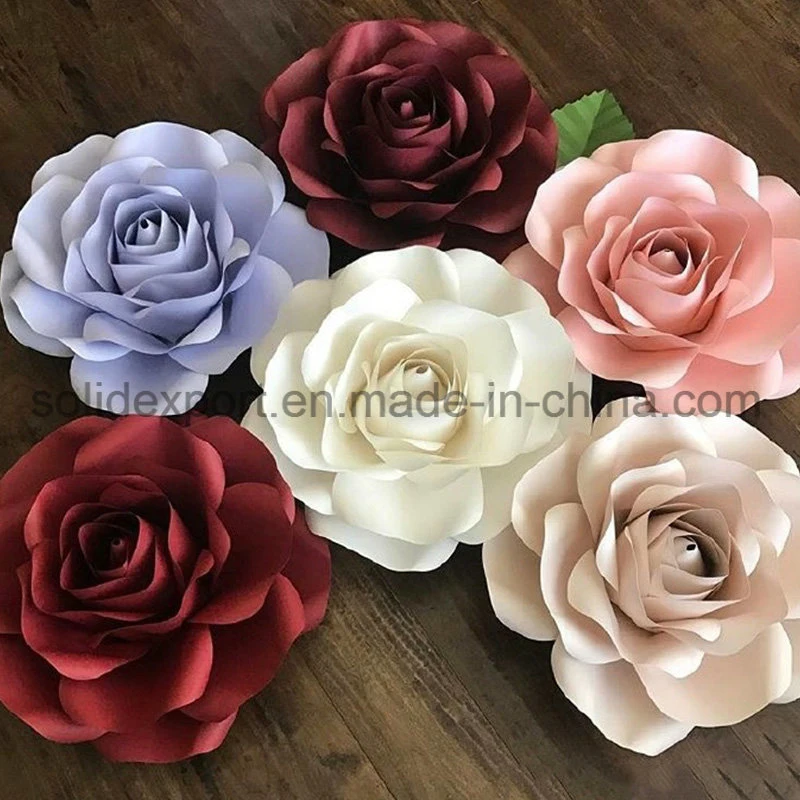 Simulation Flower Props Shop Window Rose Paper Flower Decoration