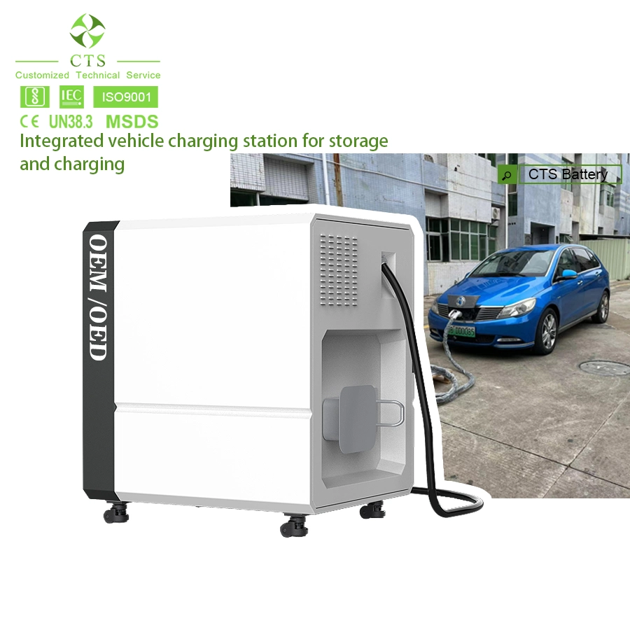 High Efficiency 30kwh 60kwh LiFePO4 Battery Charging Station DC Fast Charge