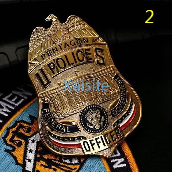 Custom Security Police Badges Expert Manufacturer of Customized Metal Logo الشارات النحاسية