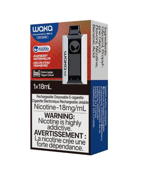 Original Waka VAPE Sopro PA 10000 Puffs Mayoreo Disposable/Chargeable Electronic Vapor de cigarrillo E Hookah Cargador Vozol engranaje Randm Tornado 10000