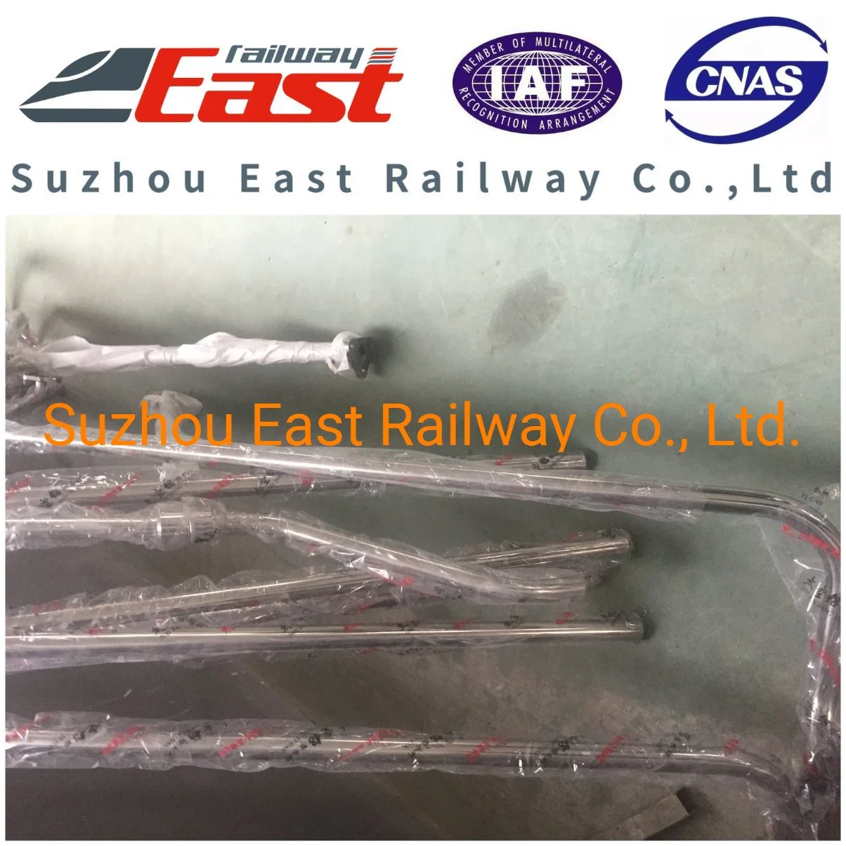 Railway Welding Stainless Steel Handrail for Passenger Car and Coach