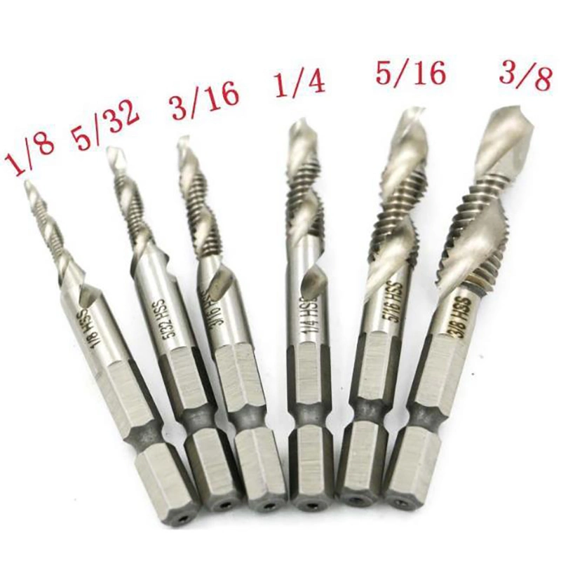 7PCS Combined Tap and Drill in Metal Case