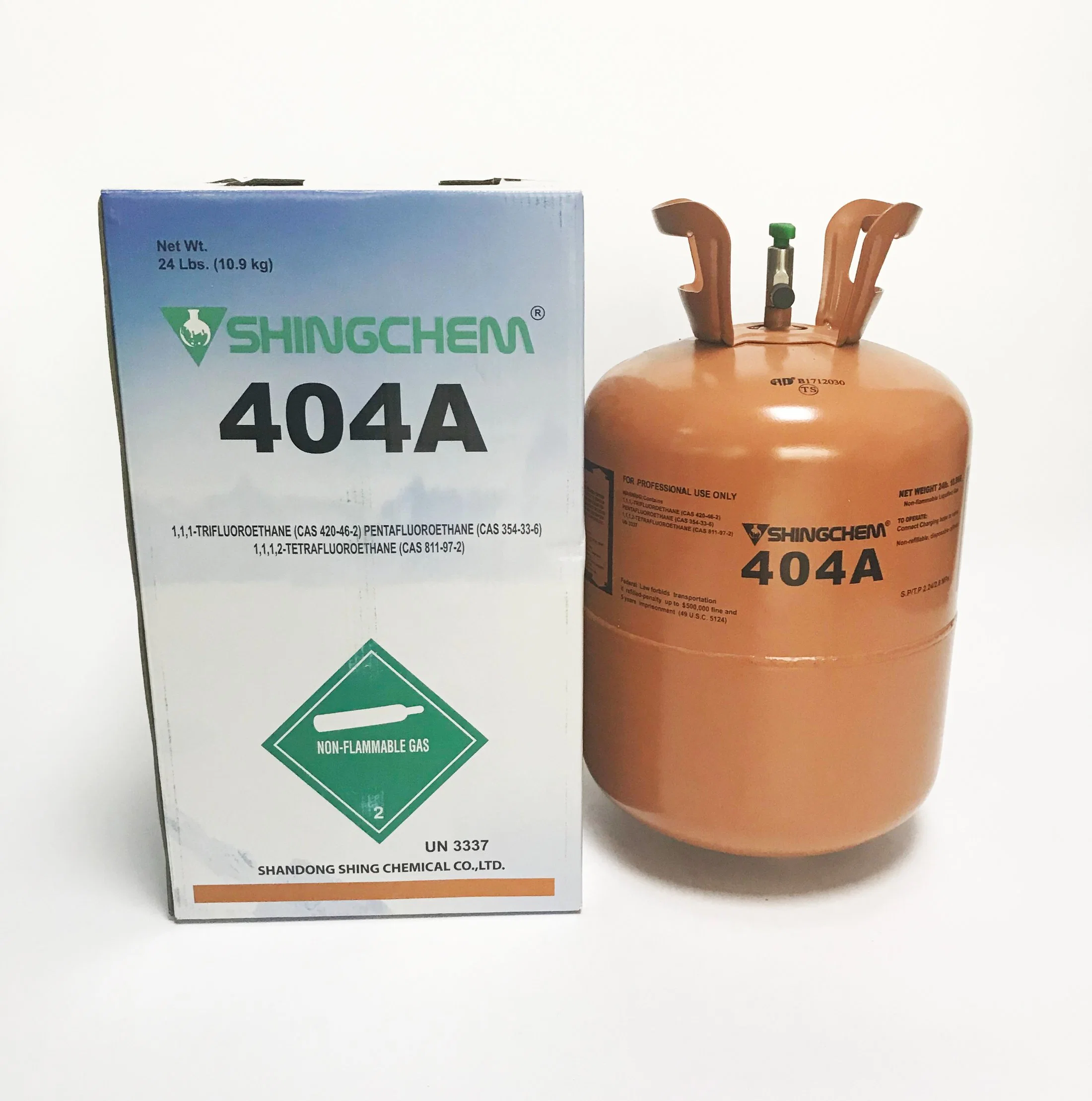 Fábrica Shingchem fornecer refrigerante R404A de refrigeração de boa qualidade Gás