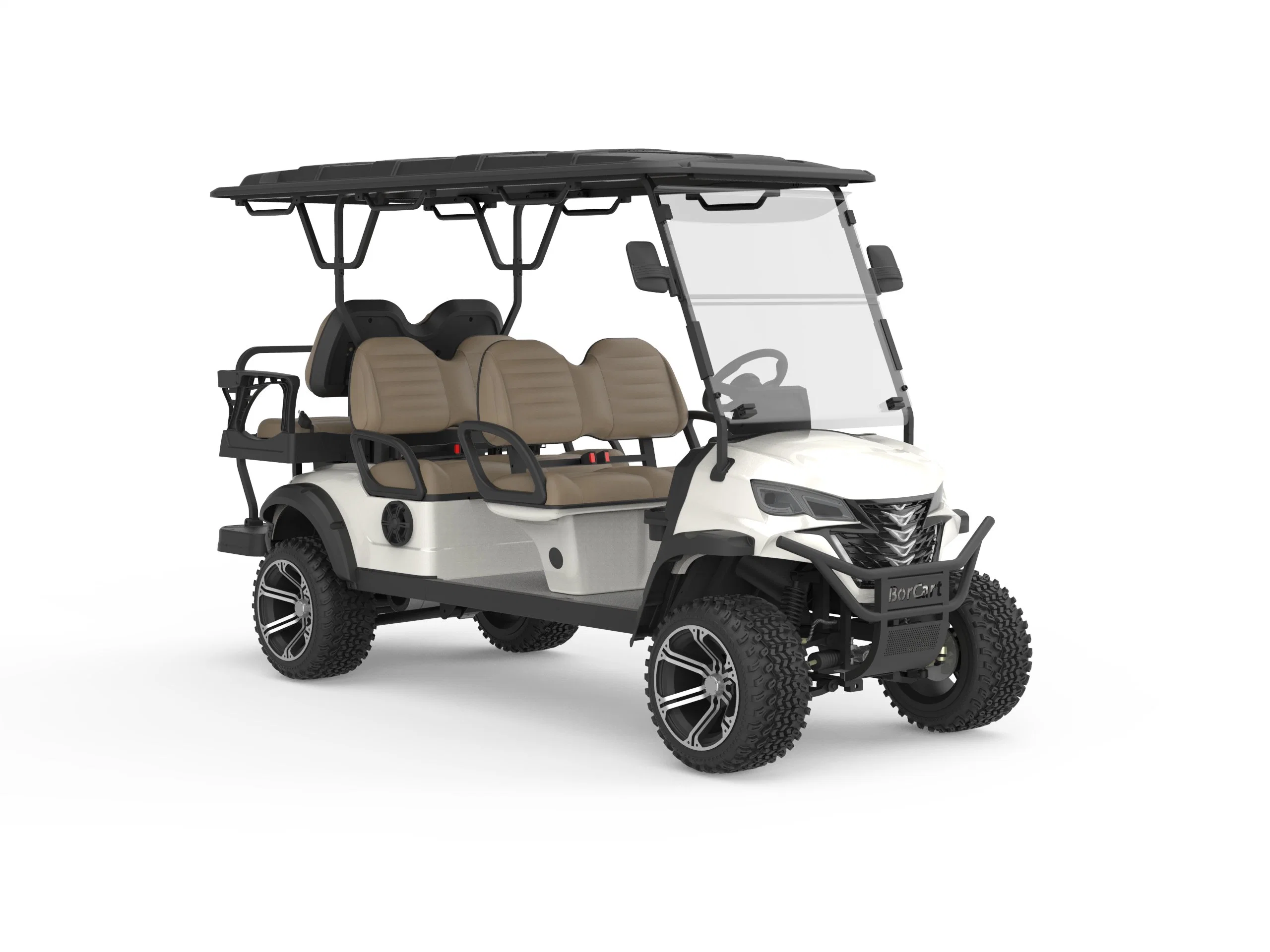 6 Seater Golf Cart Sightseeing Car Hunting Cart Lifted off-Road Beach Buggy