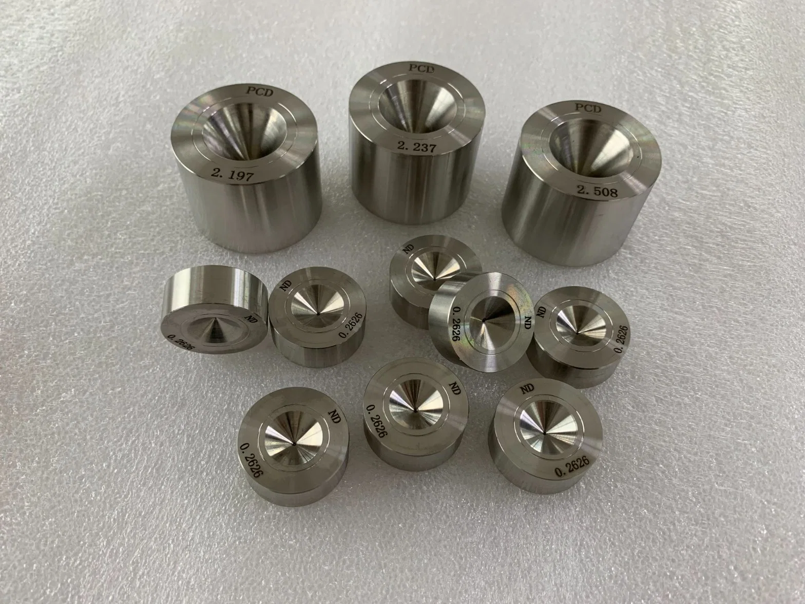 PCD Machine Tool Diamond Wire Drawing ND and PCD Dies for Copper Wire