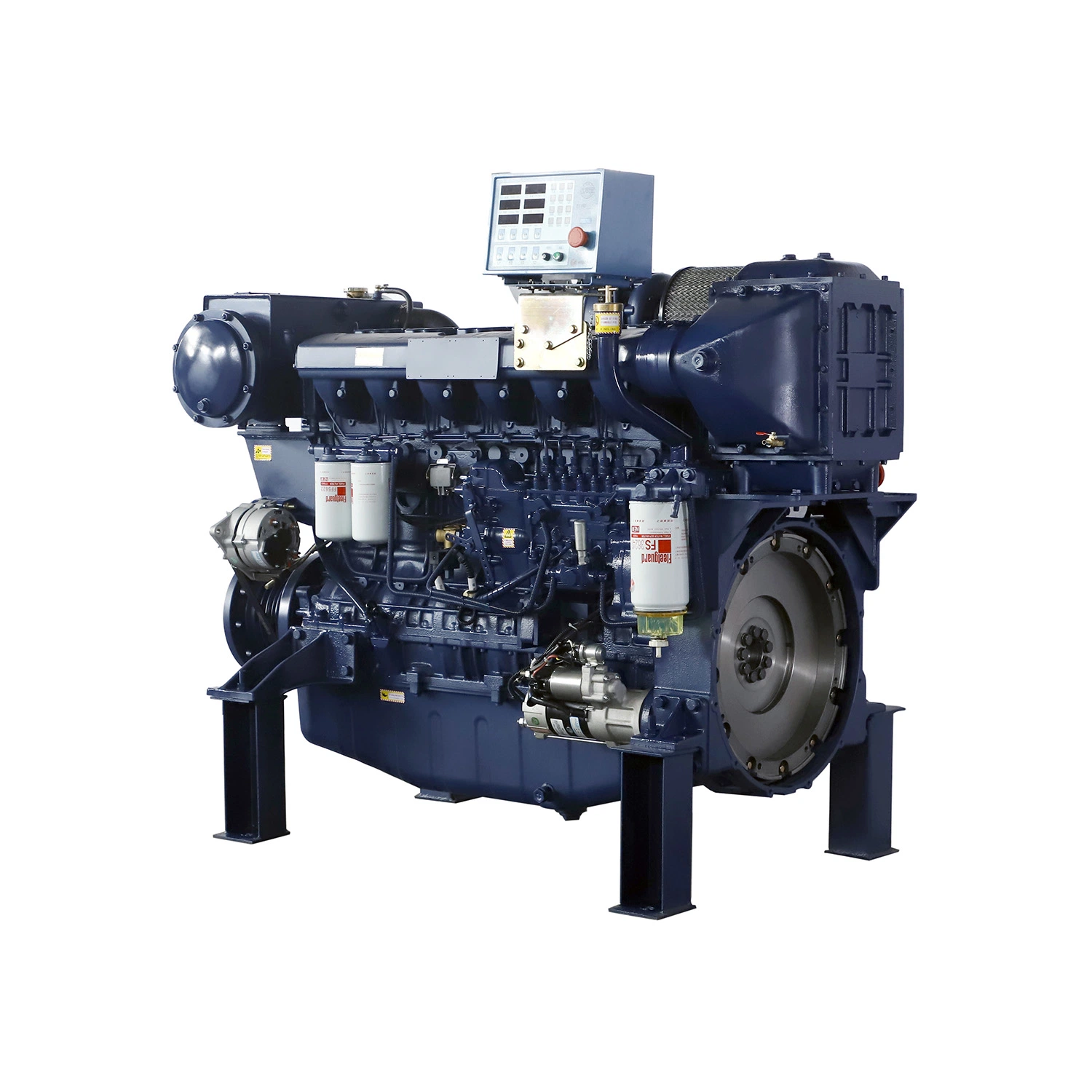 400HP 2150r 6 Cylinders 4-Stroke Wet Type Steye Turbocharger Tnter Cooler Marine Main Diesel Engine