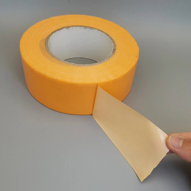 Strong Adhesion Yellow Moistureproof Tear Easily Duct Tape Be Suitable for Hardware Building and Decoration Project