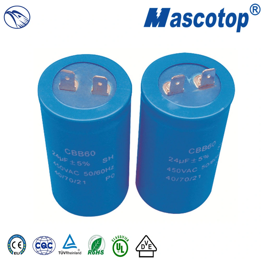 Cbb60 Pump Capacitor for Washing Machine 50UF 450V