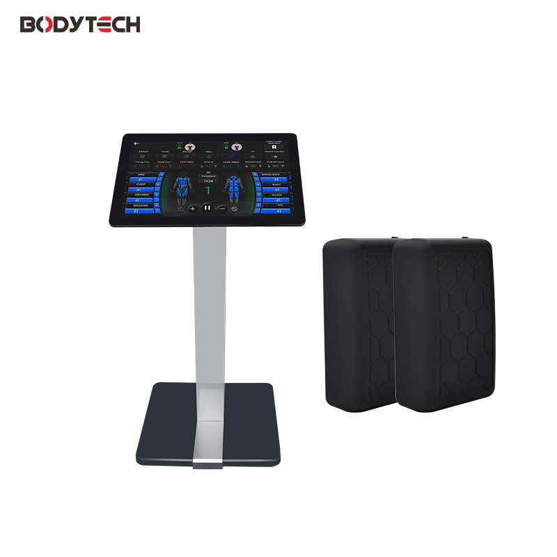 Bodytech inalámbrico profesional EMS Chaqueta EMS del entrenamiento deportivo de grupo utilice todo su cuerpo músculo profundamente Chaleco de entrenamiento EMS 1V2 de la máquina Training-Stand