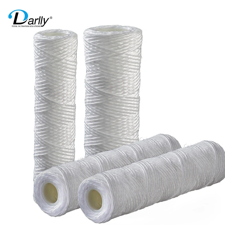 Darlly Sw Glass Fiber Yarn String Wound Filter Cartridge for RO Filtration Medical Reagant Water Partical Removal