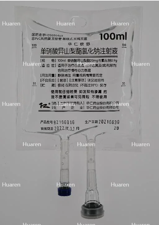 Huaren Pharmaceuticals/Isosorbide Mononitrate Sodium Chloride Injection