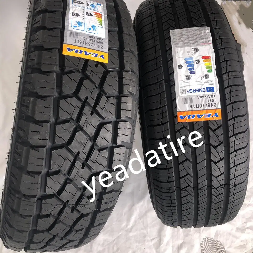 Mt Tyre Mud Terrain SUV Sport Drift Racing Runflat White Letter Passenger Car Tire PCR Tire Yeada Farroad Saferich 215/70r16 225/70r16 235/70r16 245/70r16