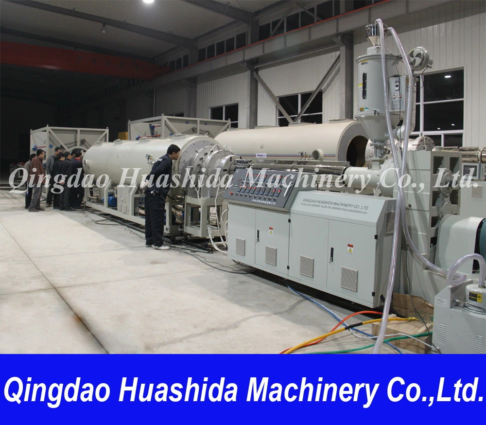 HDPE Jacket Shell Casing Extrution Machinery for Plastic Co-Extruder PU Foaming Pre-Insulated Pipe