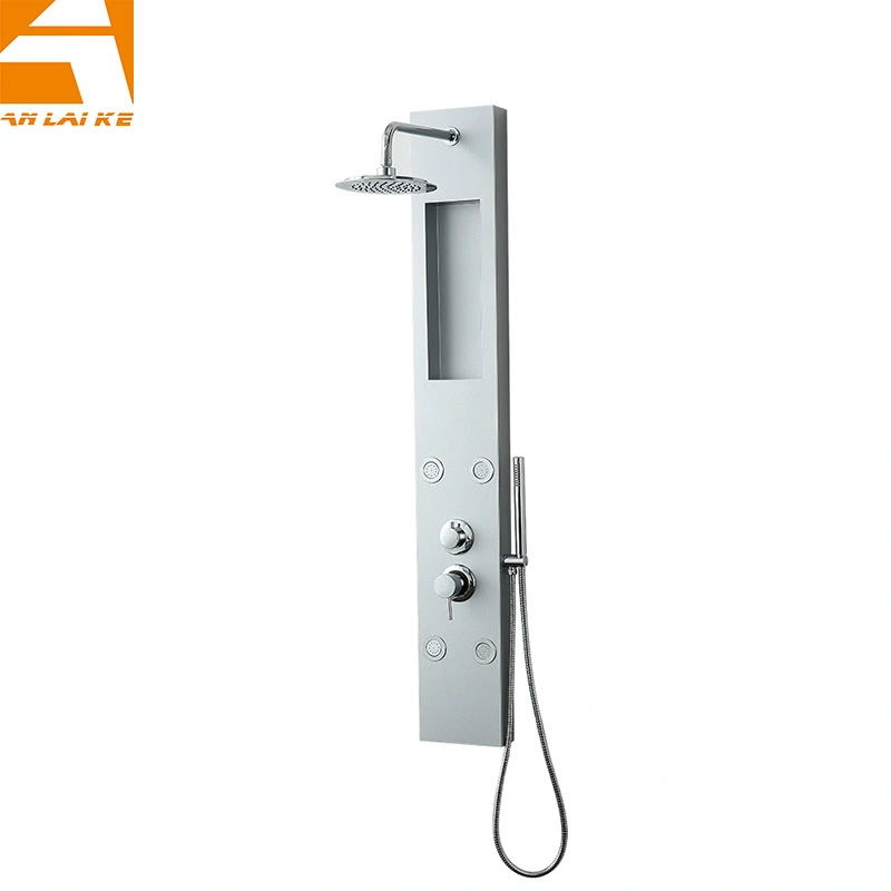 Corner Aluminum Alloy Shower Panel (LN-A8134)