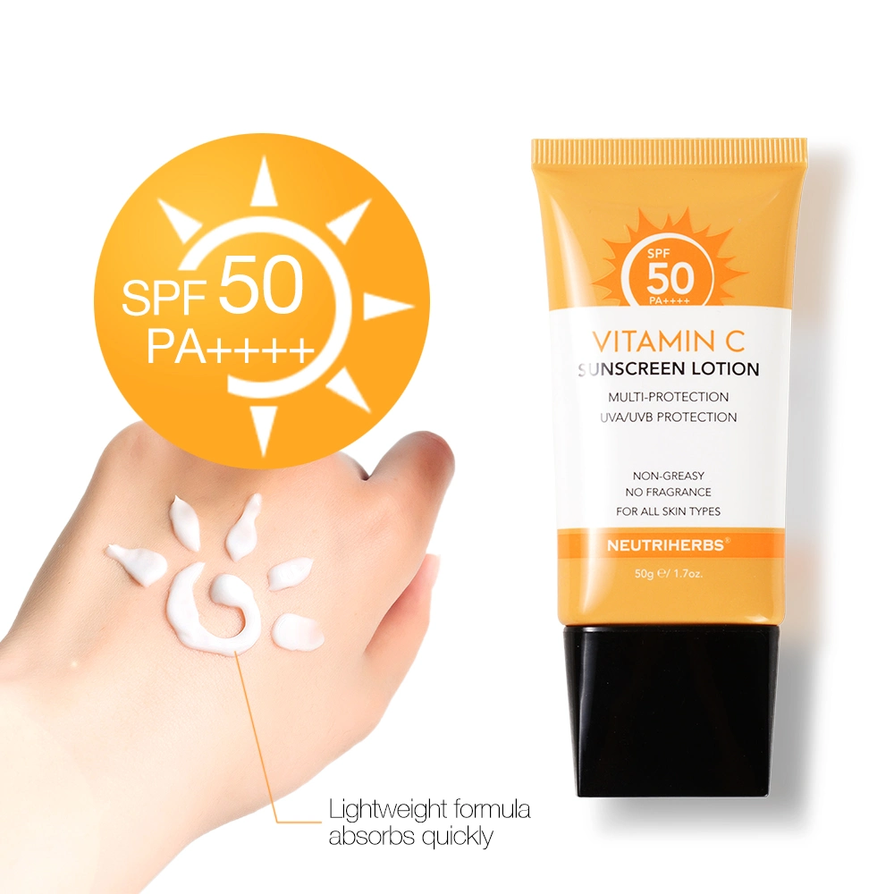 Neutriherbs Private Label Großhandel Kosmetik Anti-Aging Moisturizing VC Sonnenschutz SPF 50