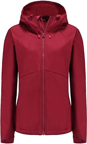 OEM Ladies Outdoor Soft Warm Shell Mountain Jacket with Warm Fleece Lined