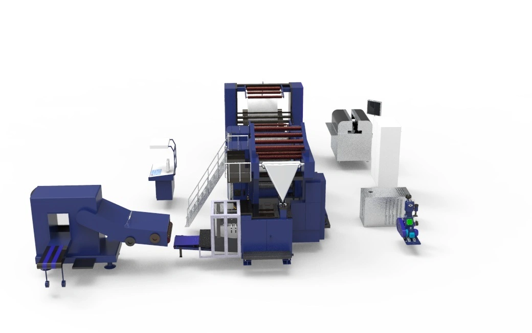 Ss890d-2 Web Printing Machine with Cutoff 630mm