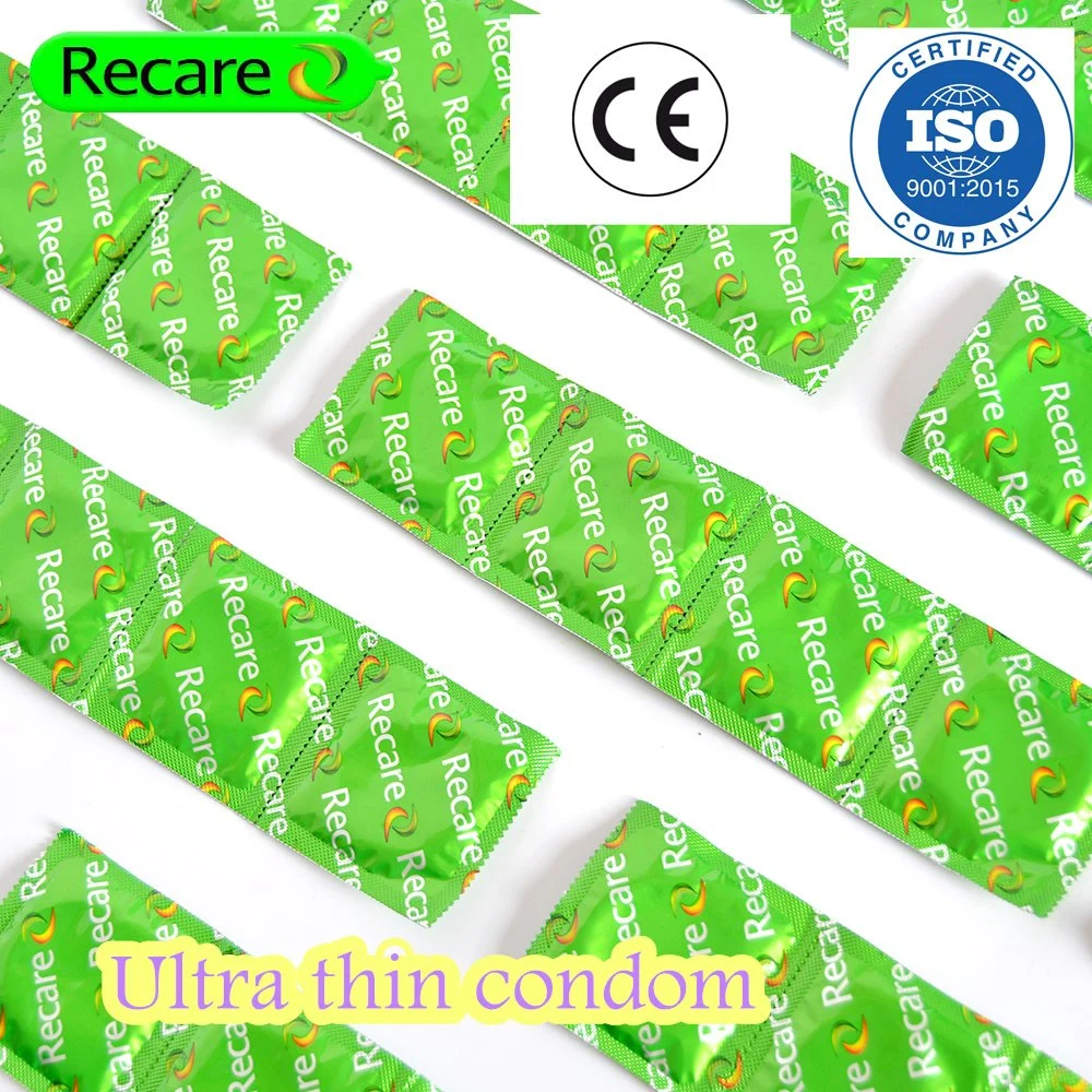 Sex Product Recare Ultra Thin Condom Magnum Sleeve 0ne-Touch Ultra Thin Penis Sleeve Condom