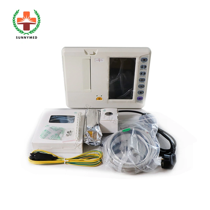 Sy-H006A Hospital ECG Machine Six Channel 12 Leads with Printer