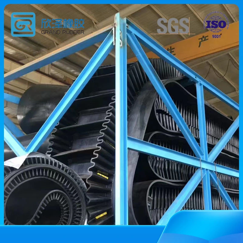 Hot Sale Ring Sidewall Conveyor Belt Corrugated Sidewall Conveyor Belt Ring Skirt Belt Corrugated Electronic Scale Belt