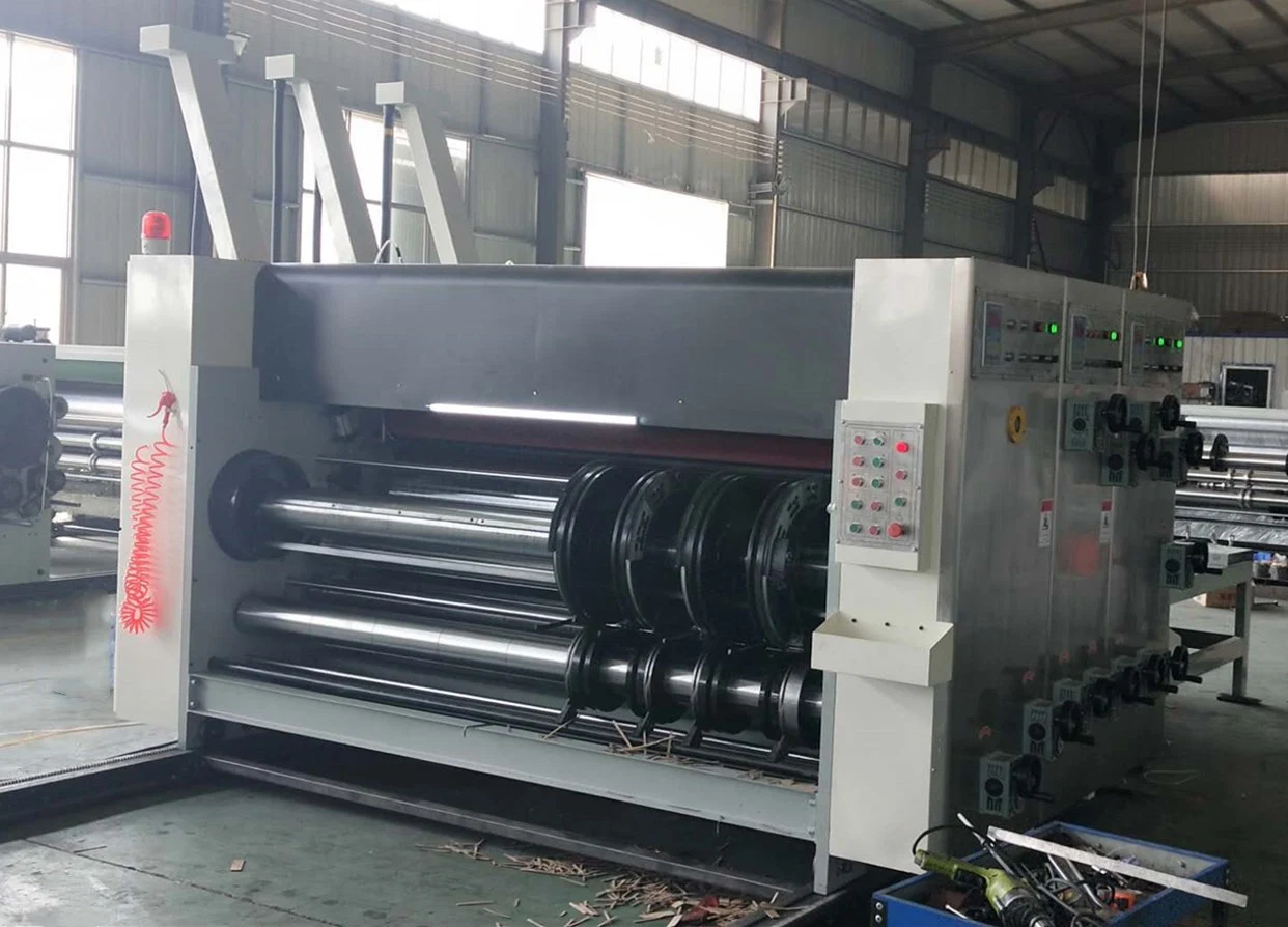 Semiautomatic Chain Feeding Corrugated Cardboard Flexo Carton Printing Machine