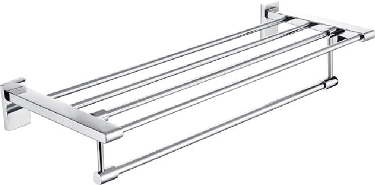 SUS 304 Stainless Steel Towel Rack for Hotel and Public Project