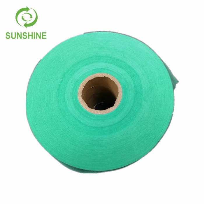 25-50GSM 100%S PP Spunbond tela Nonwoven Ss SSS Roll