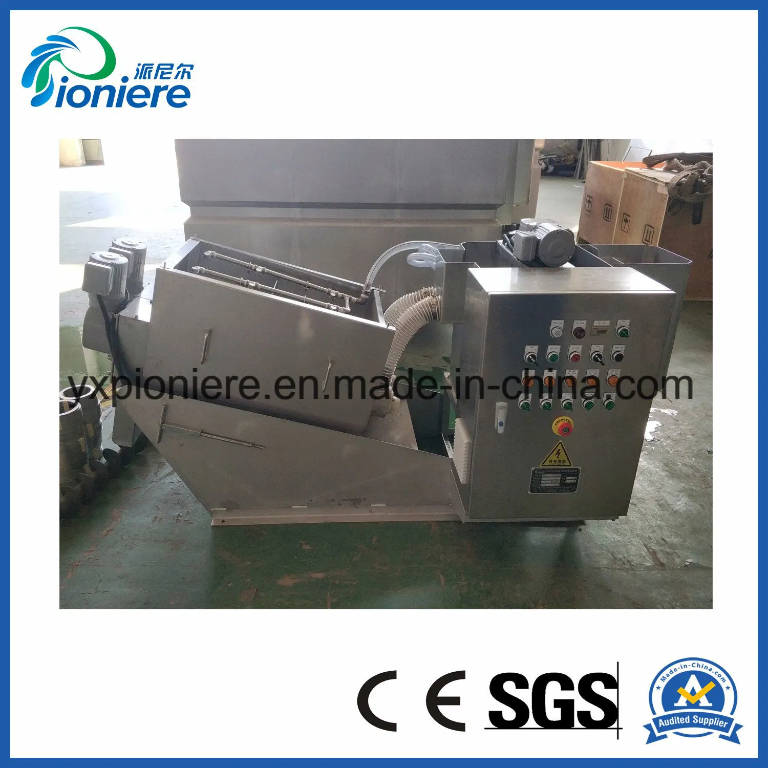 Best Price Automatic Stainless Steel for Sludge Dewatering Poultry Farm Wastewater