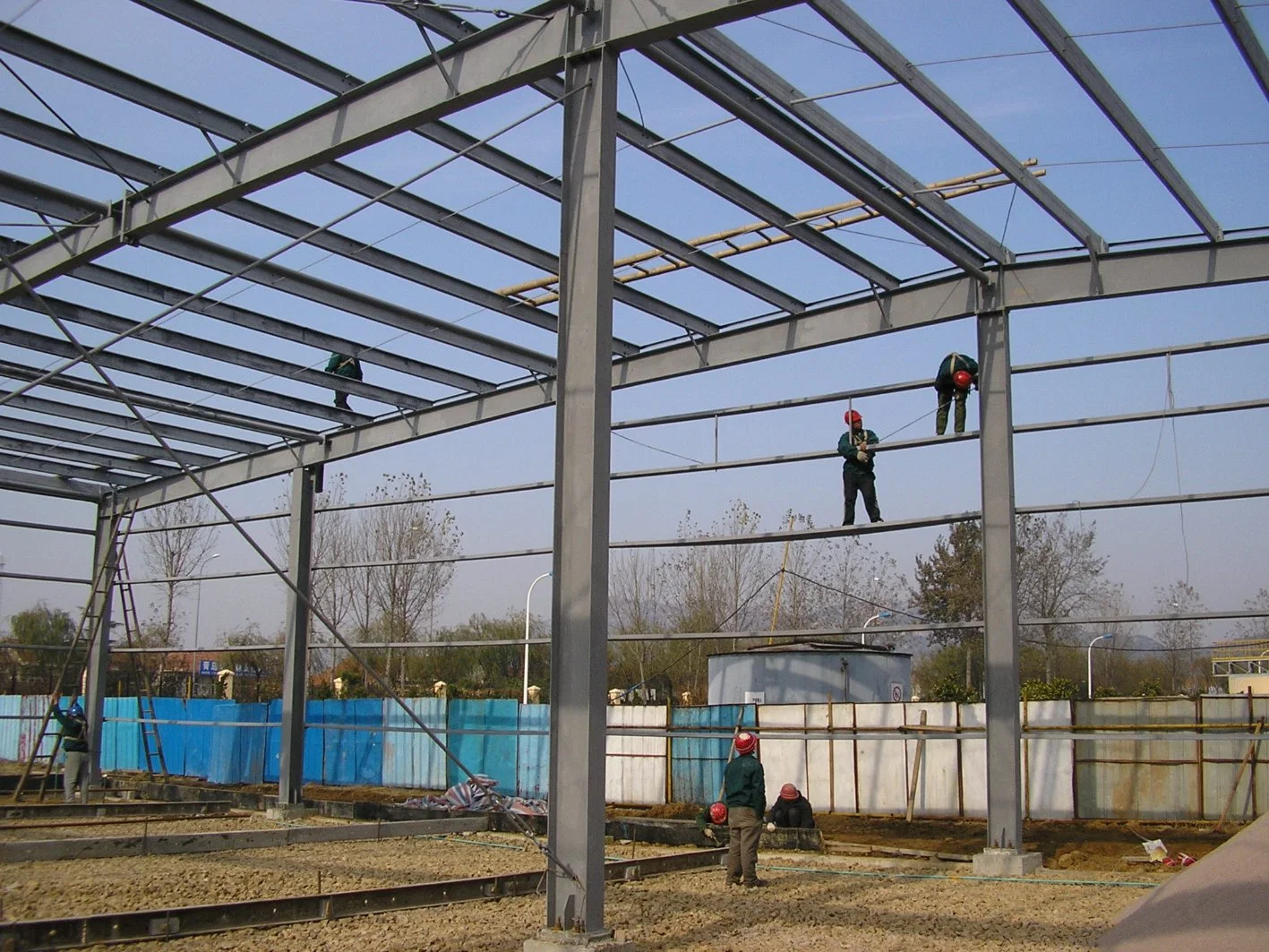 Prefabricated Steel Beam Steel Column Building Material