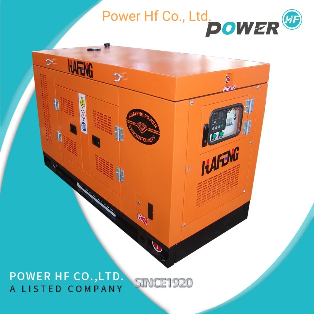 32 Kw 40 kVA 50 Hz 1500 Rpm 3 Phases Water Cooled Silent Canopy Soundproof 8 Hours Fuel Tank Diesel Generator Set with 41 Kw 4 Cylinders Turbocharged Engines