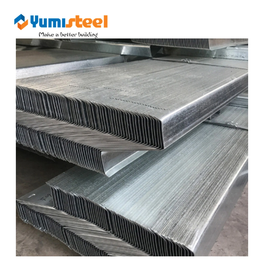 Cold Rolled Galvanized Z Channel Purlins for Steel Structure Warehouse