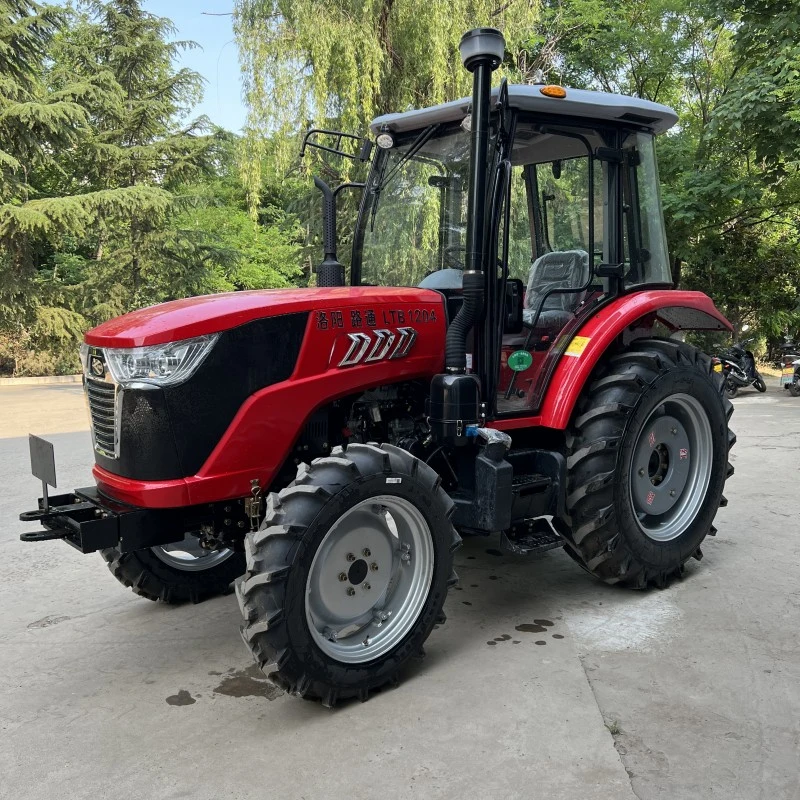 120HP 4X4 Farming Tractor with 4 Cylinders, in Line, Water Cooling Engine