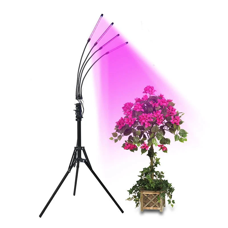 Houseplants cultivo Blooming Cargador montado en el suelo Tripod Stand Full Spectrum Crecimiento