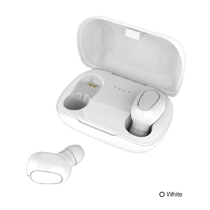 Werbegeschenk Schönes Design Mini Bluetooth Ohrhörer Kopfhörer Kabellos Bluetooths TWS in Ohrhörern mit Ladetasche