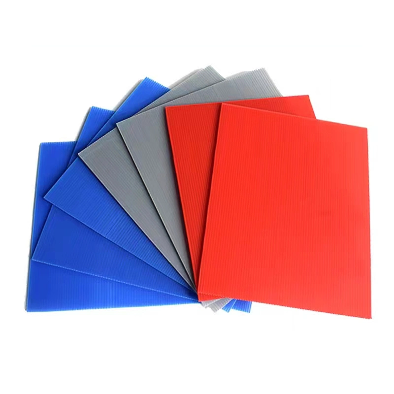 Corrugated Plastic PP Hollow Sheet Die Cutting Coroplast Corflute Plastic Sheet