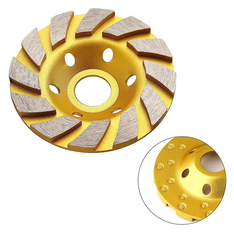Turbo Diamond Cup Grinding Wheel for Stone Floor Grinding and Polishing