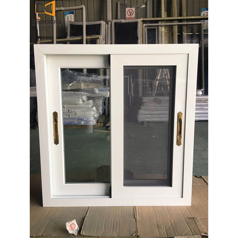 Plástico de estilo europeo de UPVC/PVC ventanas corredizas