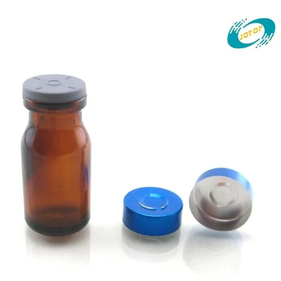 Amber Penicillin Molded Injection Glass Bottle