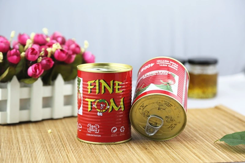 Double Concentrated 210 Gram Canned Tomato Paste Manufacturer