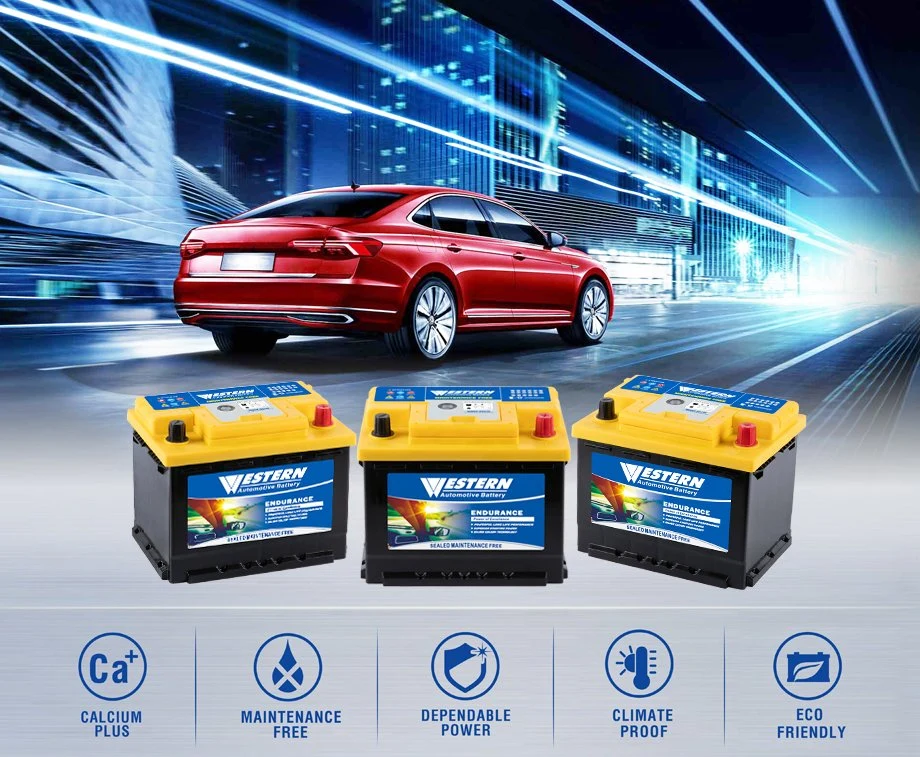 DIN62-56219 Maintenance-Free Car Battery Manufacturer Price 12V62ah