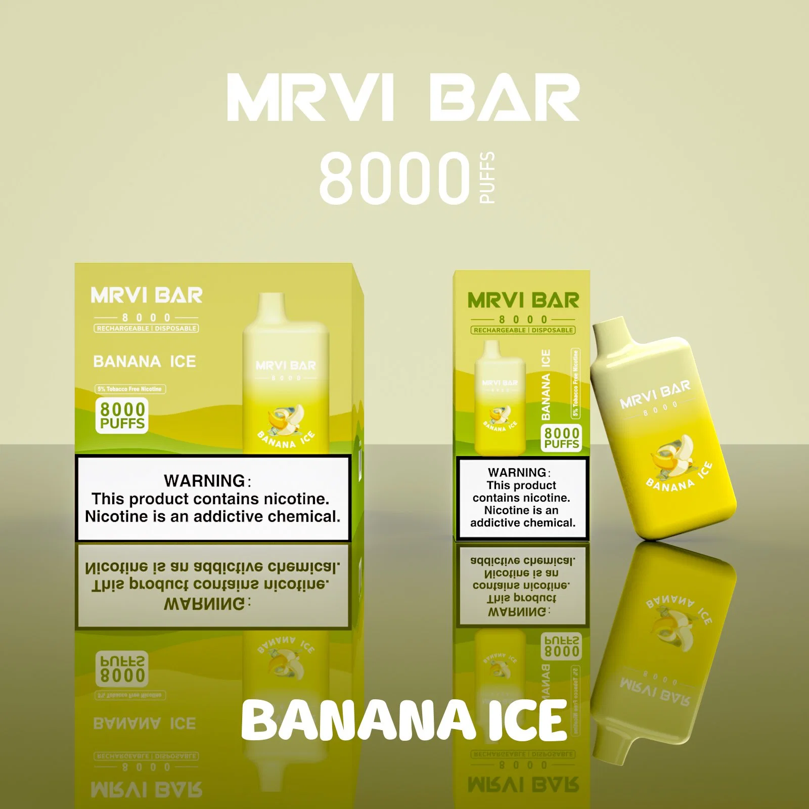 Distribuidor mayorista Mrvi Bar 8000 inhalaciones Sistema Pod E CIGS de hierba seca vaporizador Pen dispositivo desechable Vape