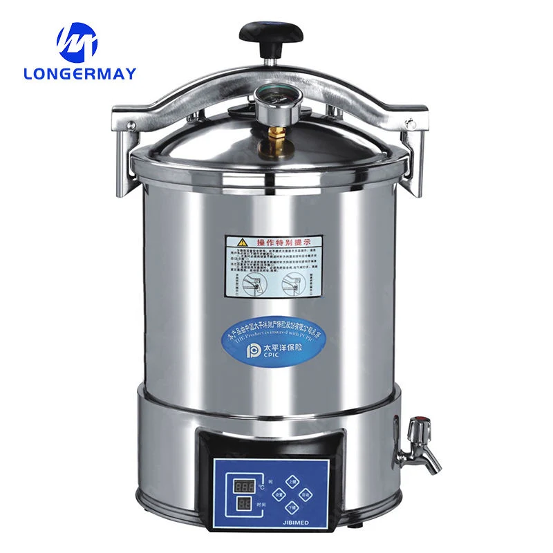 18L 24L 30L Portable Pressure Steam Autoclave Sterilizer