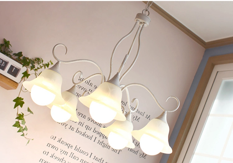 Wholesale/Supplier Interior Hanging Lamp Metal Light with Glass Shade