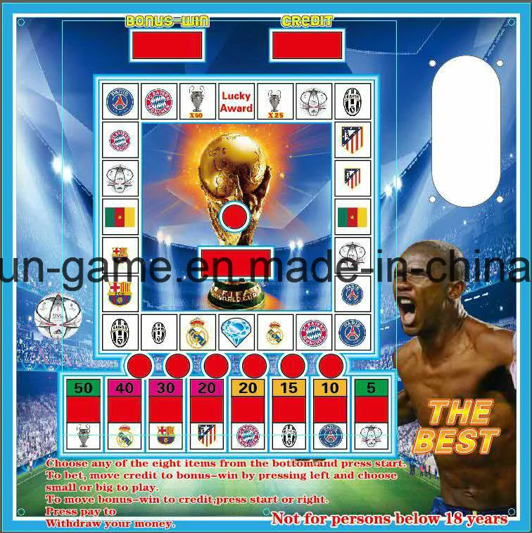 The World Cup Slot Casino Gambling Arcade Game Machines Popular in Africa