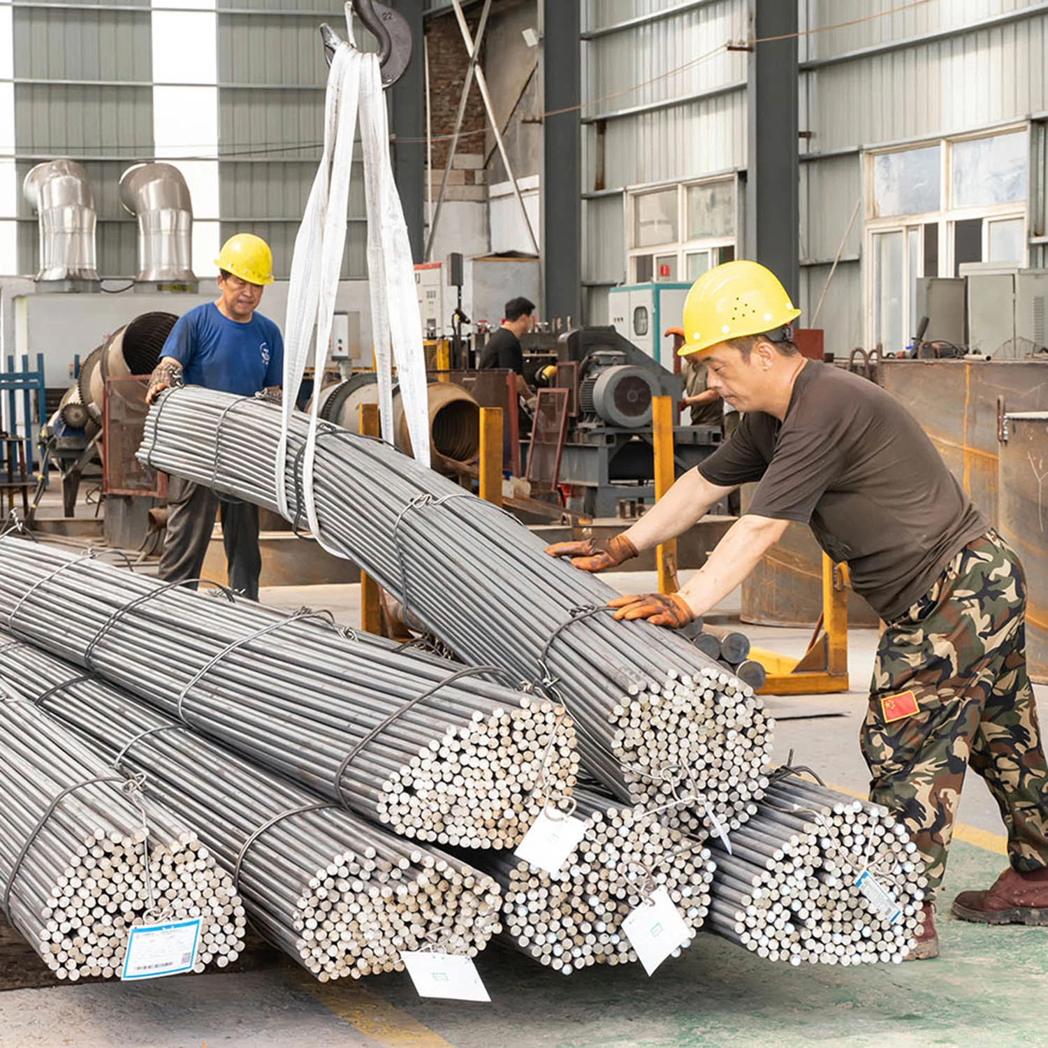 High Strength and High Density and Hot Sale Grinding Steel Rod Bar for Cement Concrete Chemical Metallurgical Industry Power Station