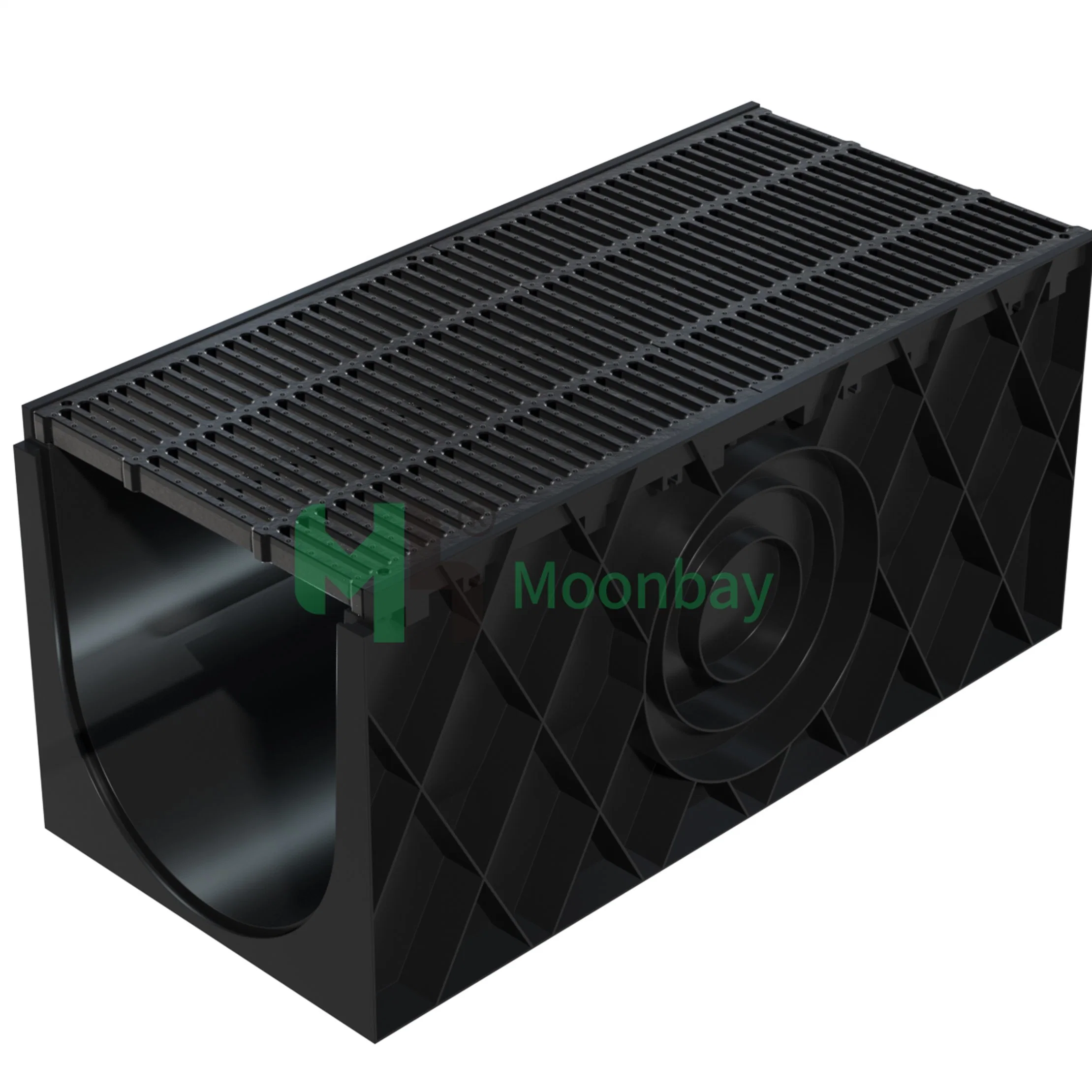 Quality Trench Drain Plastic Drainage Channel with Various Cover